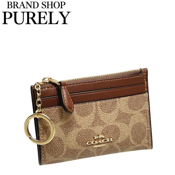 COACH コーチ 財布 レディース コインケース シグネチャー ミニ
