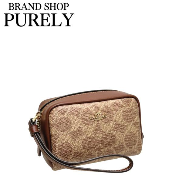 COACH（コーチ） 国内発送 ポーチ レディース 小物入れ シグネチャー