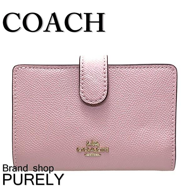 コーチ(COACH) ピンク レディース二つ折り財布 | 通販・人気
