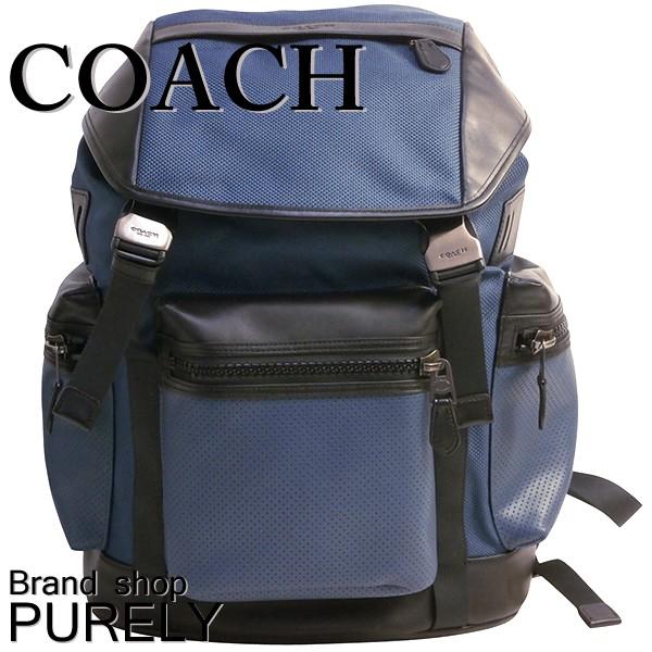 COACH コーチ リュック バックパック ネイビー F24677 COACH F24677 Terrain Trek Pack Denim テレイン トレック