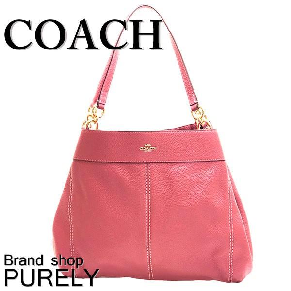 コーチ バッグ レディース COACH ショルダーバッグ ペブル レザー