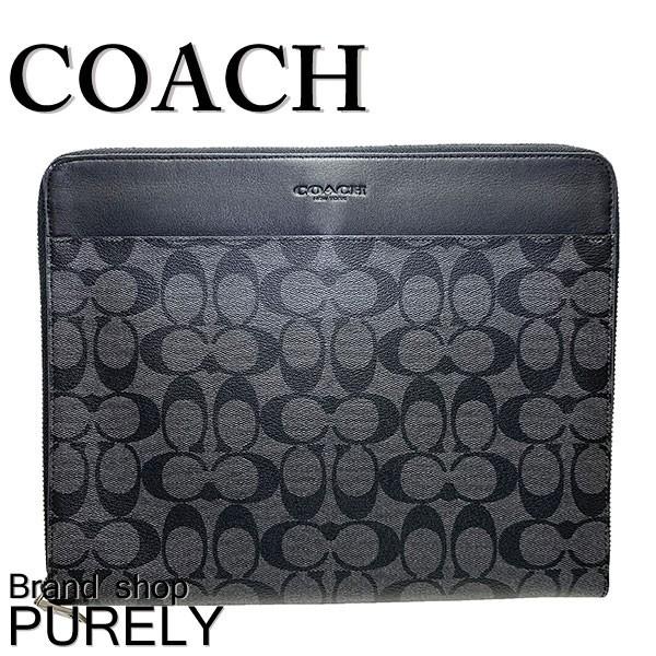 COACH コーチ バッグ メンズ レディース クラッチバッグ シグネチャー 