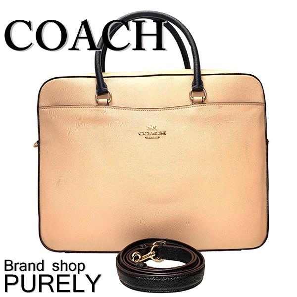 コーチ バッグ レディース 全品ポイント3倍 Coach ビジネスバッグ レザー ラップトップ バッグ F342 Imf2f ビーチウッド ブラック F342 Imf2f Purely Shop 通販 Yahoo ショッピング