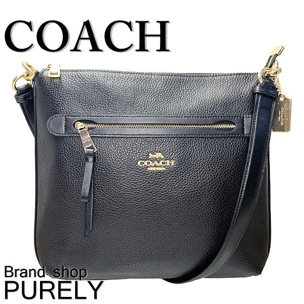 全品ポイント2倍 コーチ バッグ レディース ショルダーバッグ Coach ペブルド レザー クロスボディー F343 Imblk ブラック F343 Imblk Purely Shop 通販 Yahoo ショッピング
