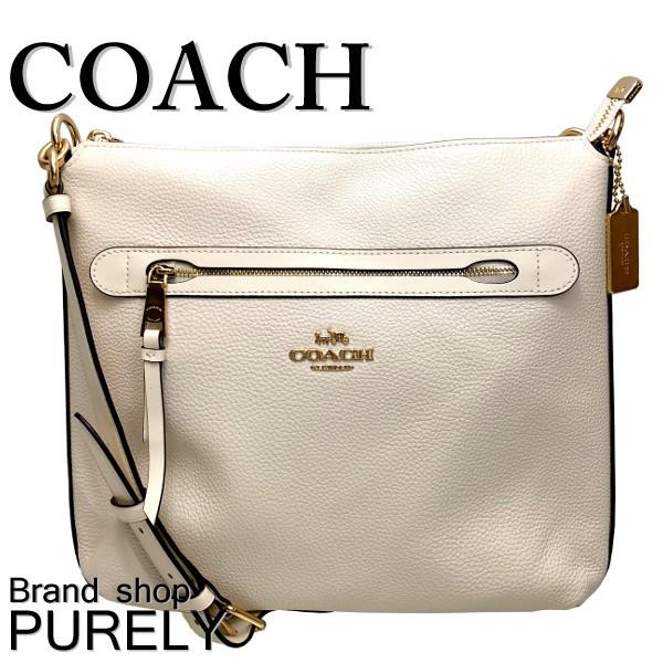 全品ポイント2倍 コーチ バッグ レディース ショルダーバッグ Coach ペブルド レザー クロスボディー F343 Imchk チョーク F343 Imchk Purely Shop 通販 Yahoo ショッピング