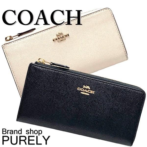 COACH（コーチ） 国内発送 財布 レディース 長財布 クロスグレイン