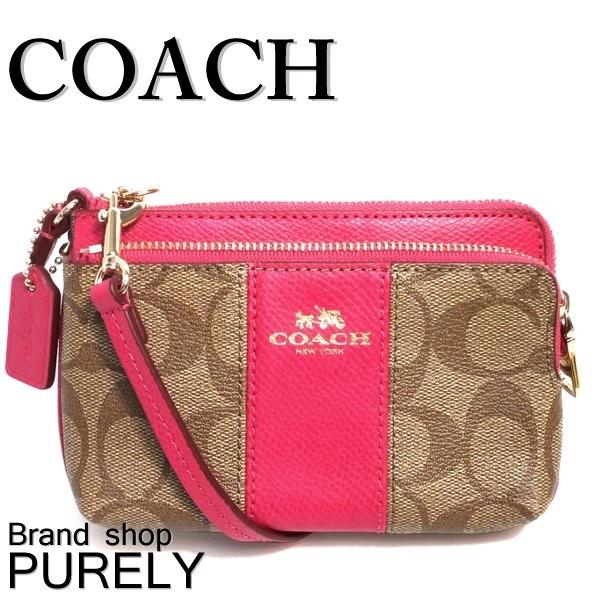 COACH（コーチ） 国内発送 ポーチ レディース 小物入れ シグネチャー
