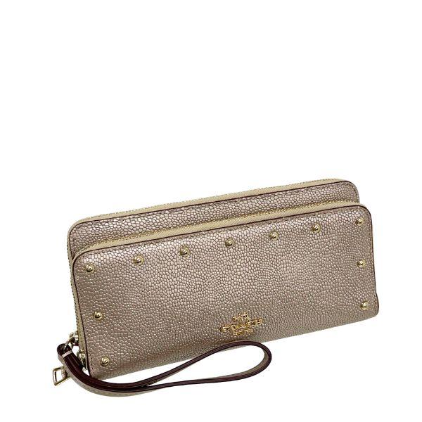 COACH（コーチ） 訳あり 国内発送 財布 レディース 長財布 スタッズ 