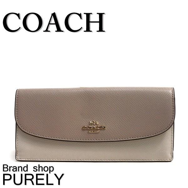 COACH（コーチ） 国内発送 財布 レディース カラーブロック クロス 