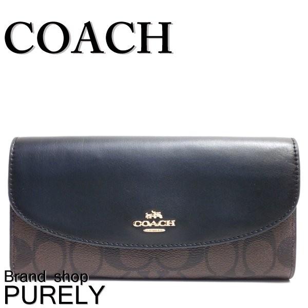 COACH（コーチ） 国内発送 財布 レディース シグネチャー スリム 長