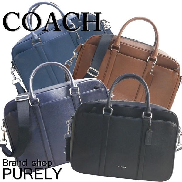 COACH ブリーフケース　F59057 COACH F59057 Perry Slim Brief In Crossgrain Leather ペリー