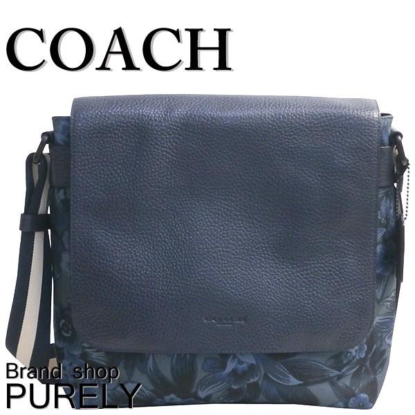 コーチ COACH バッグ メンズ ボディ バッグ フローラル スモール メッセンジャー ショルダー バッグ F59301 M50 ブルーハワイアン  フローラル