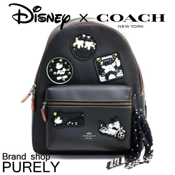 コーチ COACH バッグ レディース リュック コーチ×ディズニー レザー