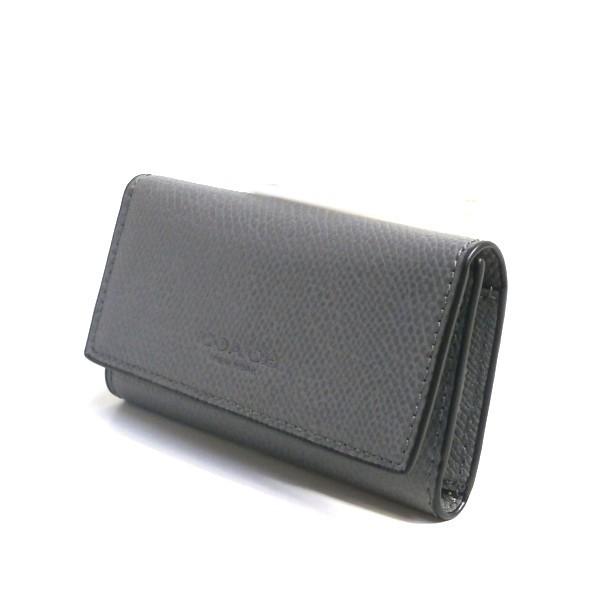 全品ポイント5倍 コーチ Coach キーケース メンズ クロスグレイン レザー 4リング キーケース F Ash アッシュ グレー Buyee Buyee Japanese Proxy Service Buy From Japan Bot Online