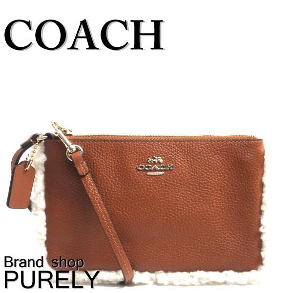 COACH（コーチ） 国内発送 ポーチ レディース 小物入れ レザー 