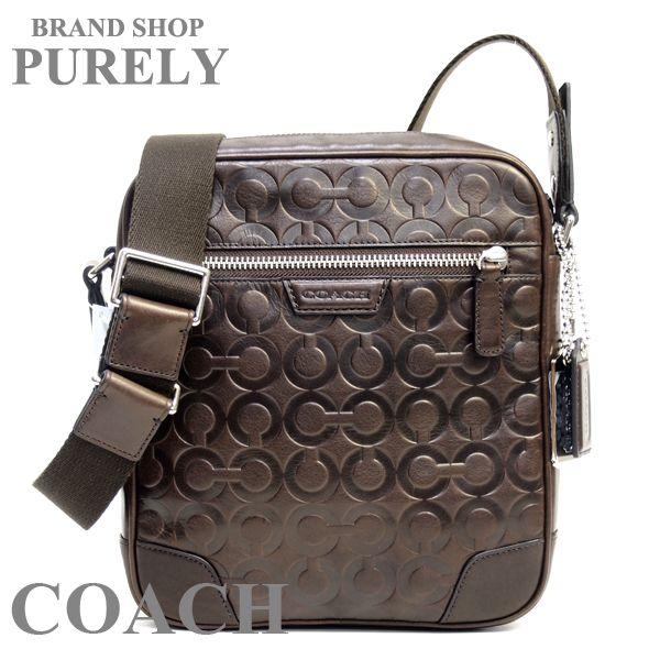 COACH 国内発送 コーチ ショルダーバッグ メンズ ラージ