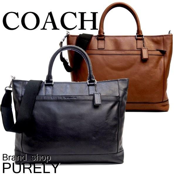 ⭐️コーチ⭐️トートバッグ ビジネスバッグ メンズ 本革 大容量　茶F71416 COACH 国内発送 コーチ バッグ メンズ アウトレット ビジネス