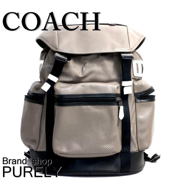 COACH F72018 パーフォレイテッドレザー バックパック リュック COACH 国内発送 コーチ バッグ メンズ リュック サック パー