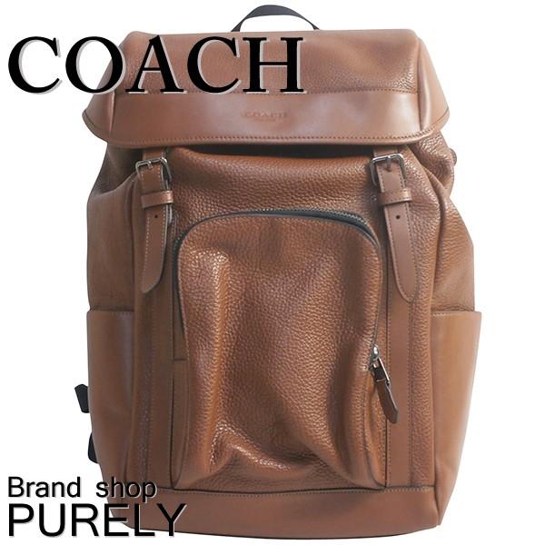 COACH（コーチ） 国内発送 バッグ リュック メンズ ペブル レザー 