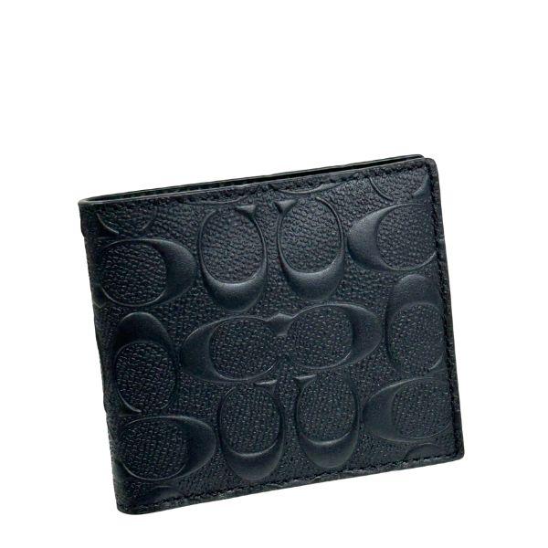新品 コーチ　COACH　二つ折り財布　F75363　メンズ COACH（コーチ） 訳あり 国内発送 財布 メンズ 折り財布 シグネチャー