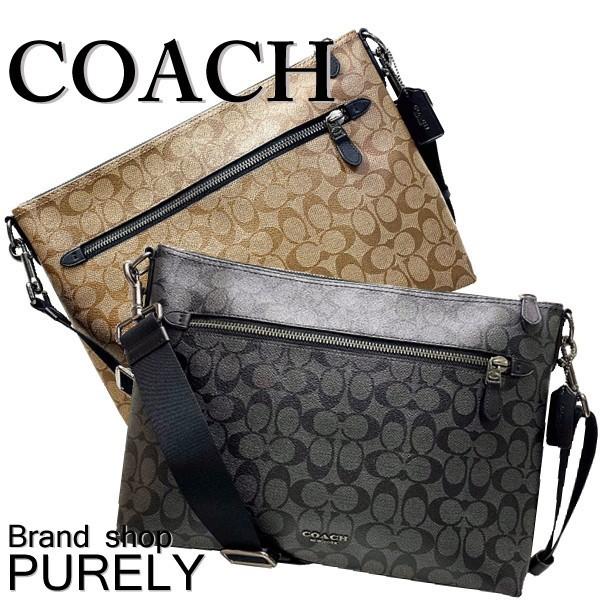 COACH コーチ バッグ メンズ ショルダーバッグ シグネチャー グラハム  