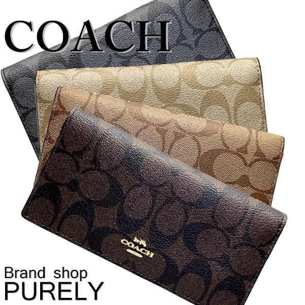 コーチ 財布 レディース 全品ポイント5倍 Coach 長財布 シグネチャー ビルフォールド ウォレット F026 F026 Color Purely Shop 通販 Yahoo ショッピング