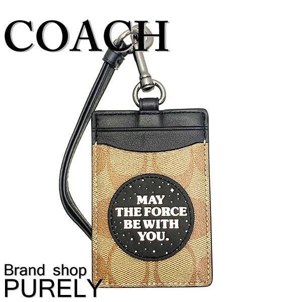 新品　コーチ　スターウォーズ　コラボ　カードケース　ケース シグネチャー COACH】コーチ スムースレザー スターウォーズ コラボ MAY THE