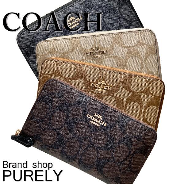 コーチ 財布 レディース COACH 折り財布 シグネチャー ミディアム