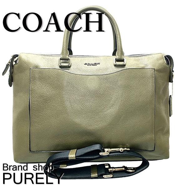 コーチ バッグ メンズ 全品ポイント2倍 Coach ブリーフケース レザー ポケット ブリーフ ビジネスバッグ F954 ユーティリティグリーン F954 Nipjr 0714 Purely Shop 通販 Yahoo ショッピング