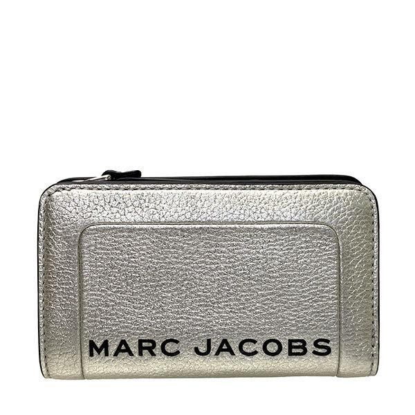 【美品】　MARC JACOBS マークジェイコブス　財布　シルバー　ラメ MARC JACOBS 国内発送 マークジェイコブス 財布 レディース 折り
