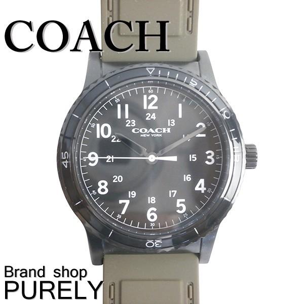 COACH（コーチ） 国内発送 時計 メンズ リビングトン ラバー 