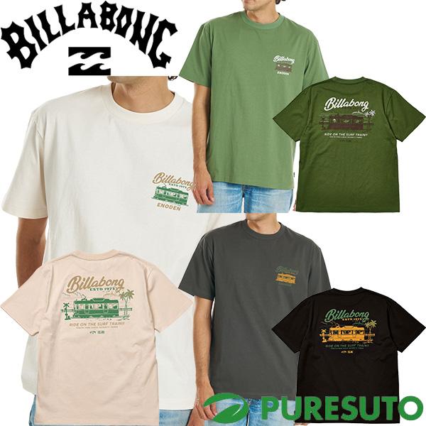 ビラボン BILLABONG 半袖 サーフトレイン Tシャツ ティーシャツ 江ノ電×BILLABONG コラボ オーバーフィット メンズ BG012214 SURF TRAIN 2026年秋冬モデル