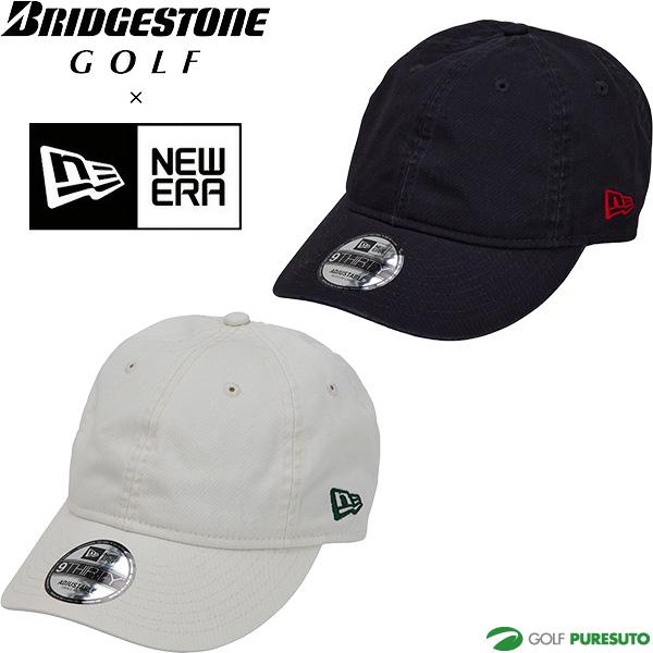【商品説明】NEW ERA × BRIDGESTONE GOLFのコラボレーション 綿ツイルキャップ。NEW ERAのオリジナル型「9THIRTY」をベースにしたウォッシュ加工の綿ツイルキャップで、正面は無地で、右サイドに BRIDGEST...