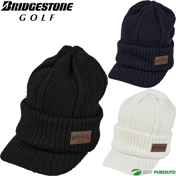 BRIDGESTONE GOLF ブリヂストン ゴルフ ニットキャップ 25年秋冬 ツバ