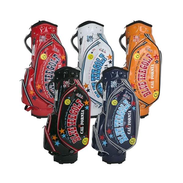 【新品•未使用】BLUE TEE GOLF キャディバッグ BLUE TEE GOLF（ブルーティーゴルフ） ストレッチ 2トーン カート