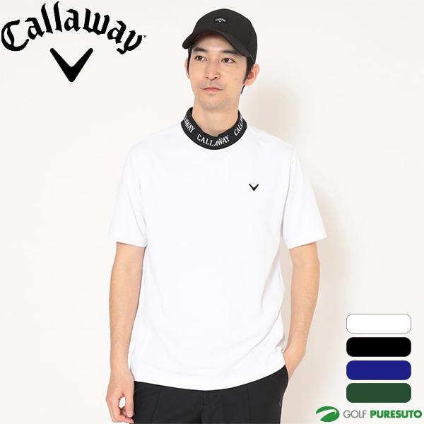 キャロウェイ ゴルフウェア 半袖モックネックシャツ C26134105-1120 Callaway（キャロウェイ） ゴルフ 半袖 モックネックシャツ ミニ