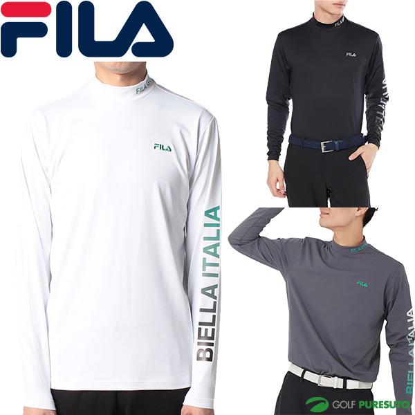 FILA GOLF フィラ ゴルフ 長袖 モックネックシャツ マット