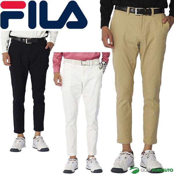 フィラ 裏起毛ストレッチテーパードパンツ メンズ 784301 ゴルフウェア 2024秋冬モデル FILA GOLF 日本正規品 FILA GOLF フィラ ゴルフ ロングパンツ 裏起毛 ストレッチ テーパード