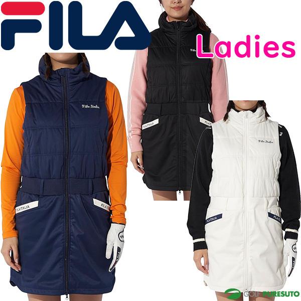 FILA GOLF レディース フィラ ゴルフ フルジップ 中綿 ワンピース