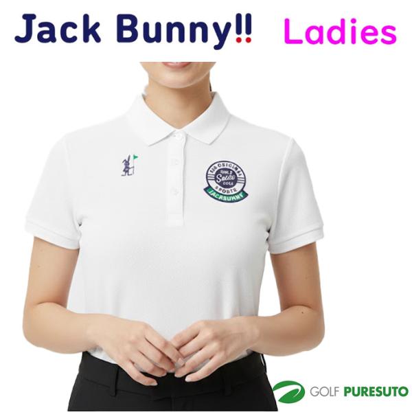 Jack Bunny!!（ジャックバニー） レディース 半袖 ポロシャツ 鹿の子