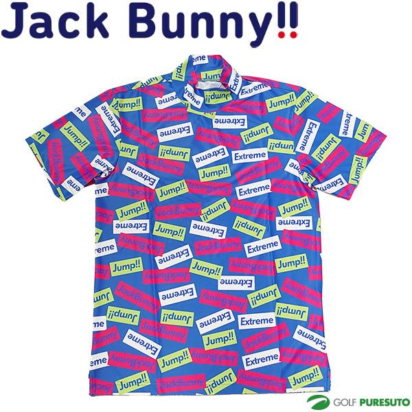 新品　ジャックバニー　モックネック　半袖シャツ　カットソー　縦ラインロゴ　5 Jack Bunny!! ジャックバニー 半袖 モックネックシャツ メンズ 262