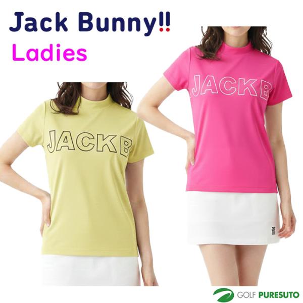 Jack Bunny!!（ジャックバニー） レディース 半袖 モックネックシャツ