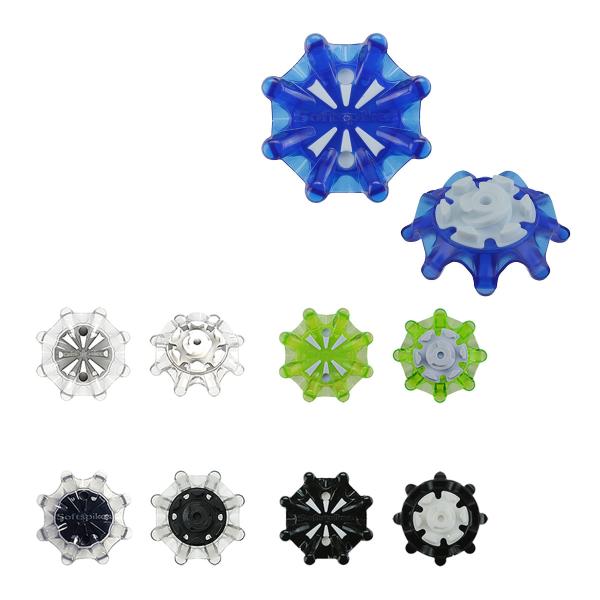 8本の脚で最大級のグリップ力！柔軟性によりグリーンにも優しい！【商品特長】フットジョイのフリースタイルに採用されている、パルサーLP(ツアーロック)です。18個、袋入り。メーカーシューズに使用（FJ・NIKE・キャロウェイ）【数量】18個入...