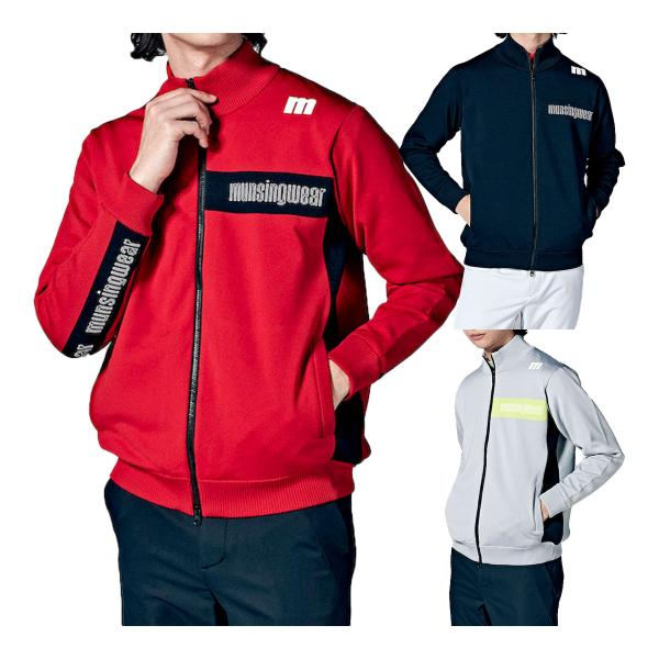 ENVOY マンシングウェア 長袖 フルジップ 前開きセーター ニット