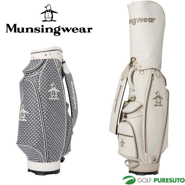 Munsingwear（マンシングウェア） ゴルフ 9.0型 総柄 キャディバッグ