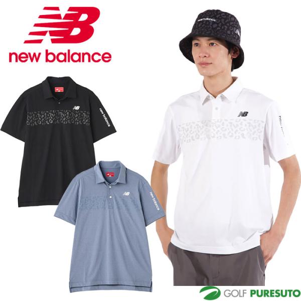 【New Balance】ゴルフ 春夏用 吸汗速乾 シアサッカー素材半袖シャツL new balance golf - 【New Balance】ゴルフ 春夏用 吸汗速乾