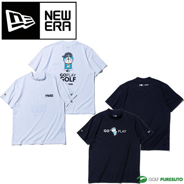 ドラえもん　ニューエラ ゴルフ　シャツ　L NEW ERA ニューエラ ゴルフ 半袖 ミッドネックTシャツ モック