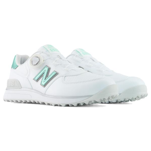 レディース ニューバランス ゴルフシューズ Golf 574 v4 SL BOA W574B8OF W574B 8OF スパイクレス 2E相当 ボア ダイヤル式 2026年モデル New Balance Golf