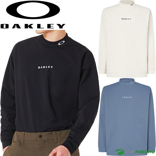 【新品】 OAKLEY オークリー 刺繍ロゴ モックネック シャツ 長袖 2XL OAKLEY（オークリー） 長袖 モックネックシャツ O-Sync パック 長袖
