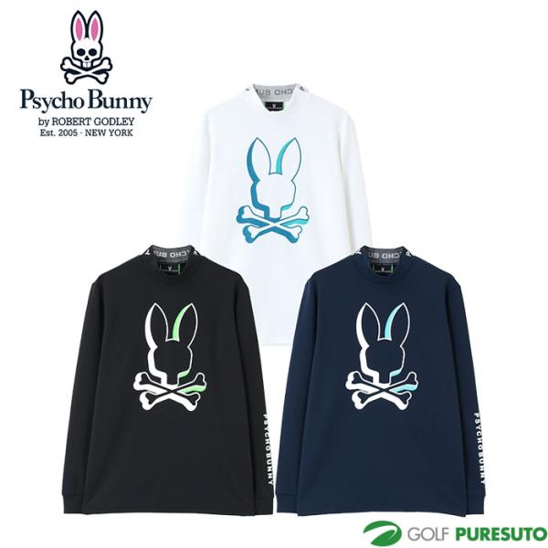 Psycho Bunny サイコバニー ゴルフ NEON BUNNY モックネック Psycho Bunny サイコバニー ゴルフ NEON BUNNY モックネック
